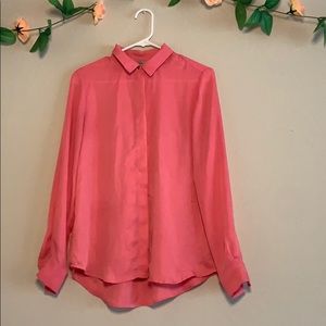 Pink Blouse with buttons